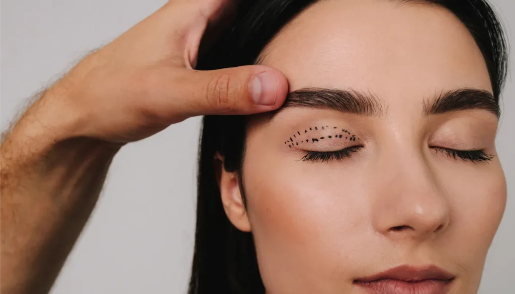 Blepharoplasty consultation in Penarth near Cardiff.